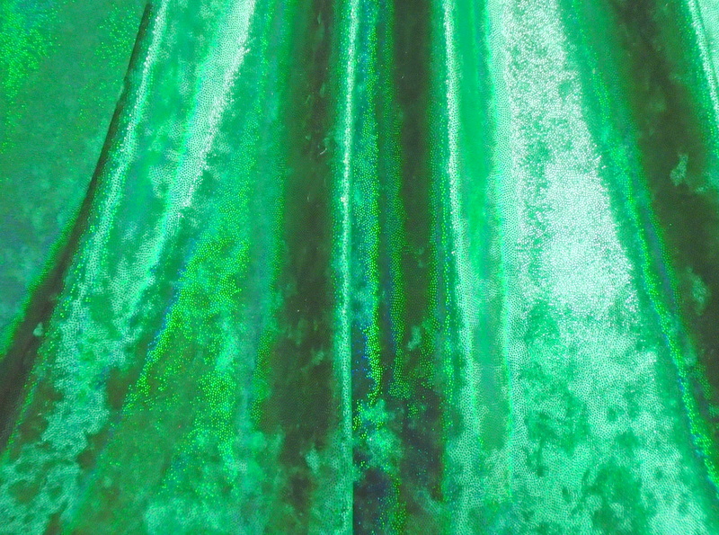 3.Green Mystique Metallic Velvet
